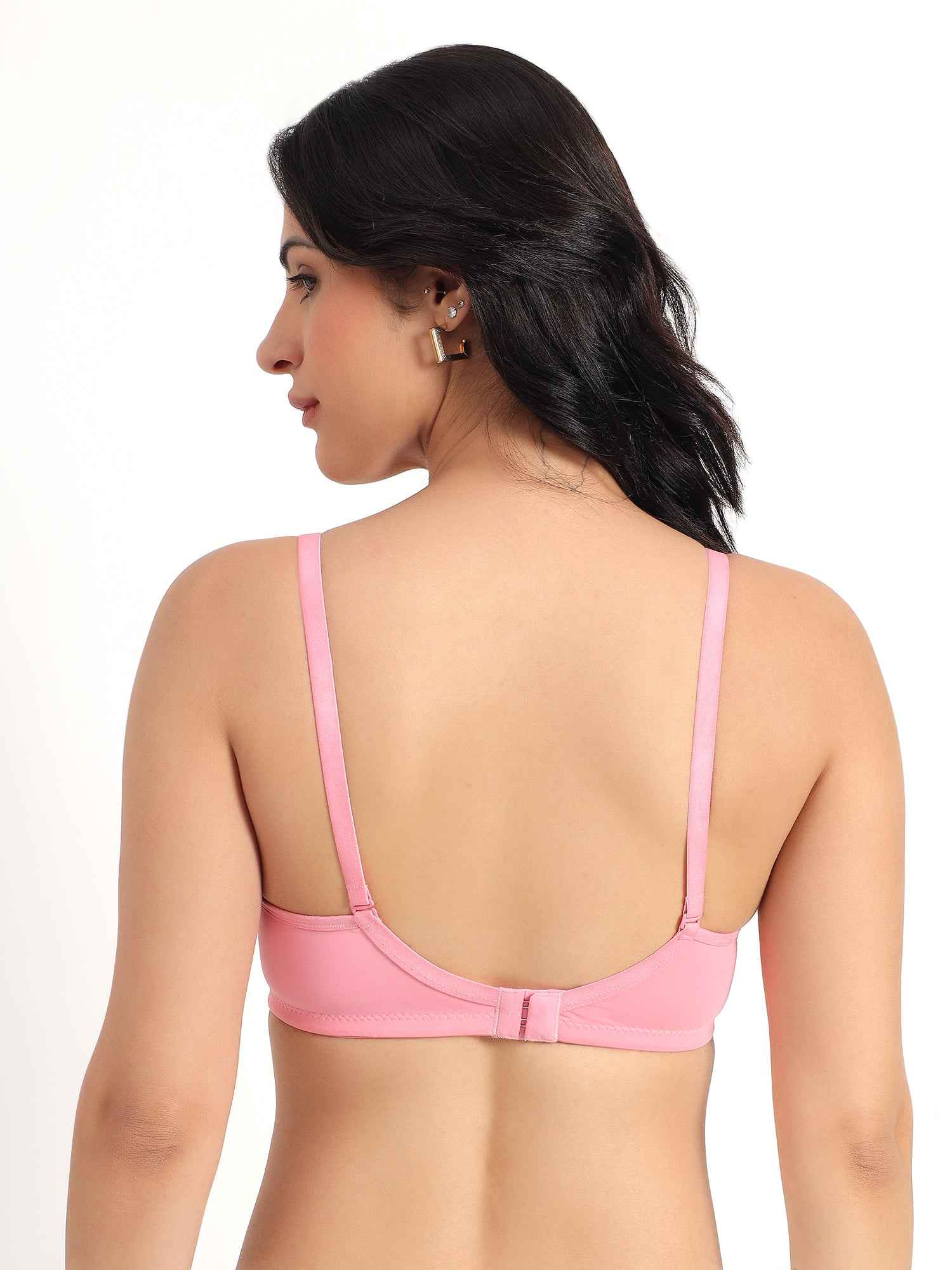 Women Plus Size Padded Comfortable High Support Big-Cup Bra