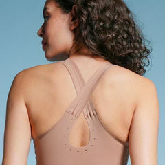 Beige Set - Fursat Crossback Bra & Seamless Underwear