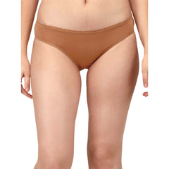 SOIE Woman - COTTON SPANDEX LOW RISE LACE BRIEF (PACK OF 2) - Panty -for Women