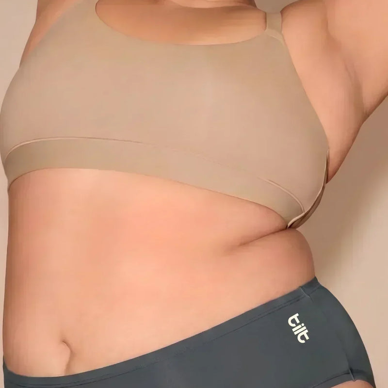 4 Pack - Grey Bamboo Absorbent Underwear