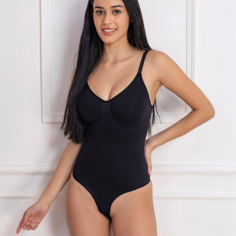 Compression Shapewear Bodysuit with Thong
