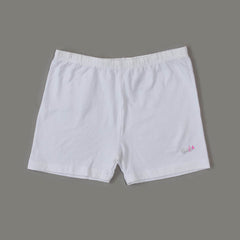 SOIE Woman - Cotton Spandex Mid Thigh Length Solid Cycling Shorts for Girls (Pack of 3) - -for Women