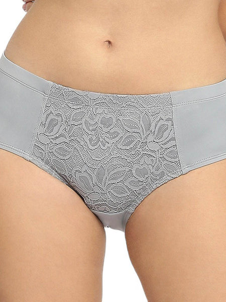 SOIE Woman - High Waist Full Coverage Lace Panty - Panty -for Women