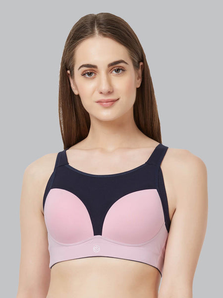SOIE Woman - Extreme Coverage High Impact Lightly Padded Non Wired Sports Bra - Sports Bra -for Women