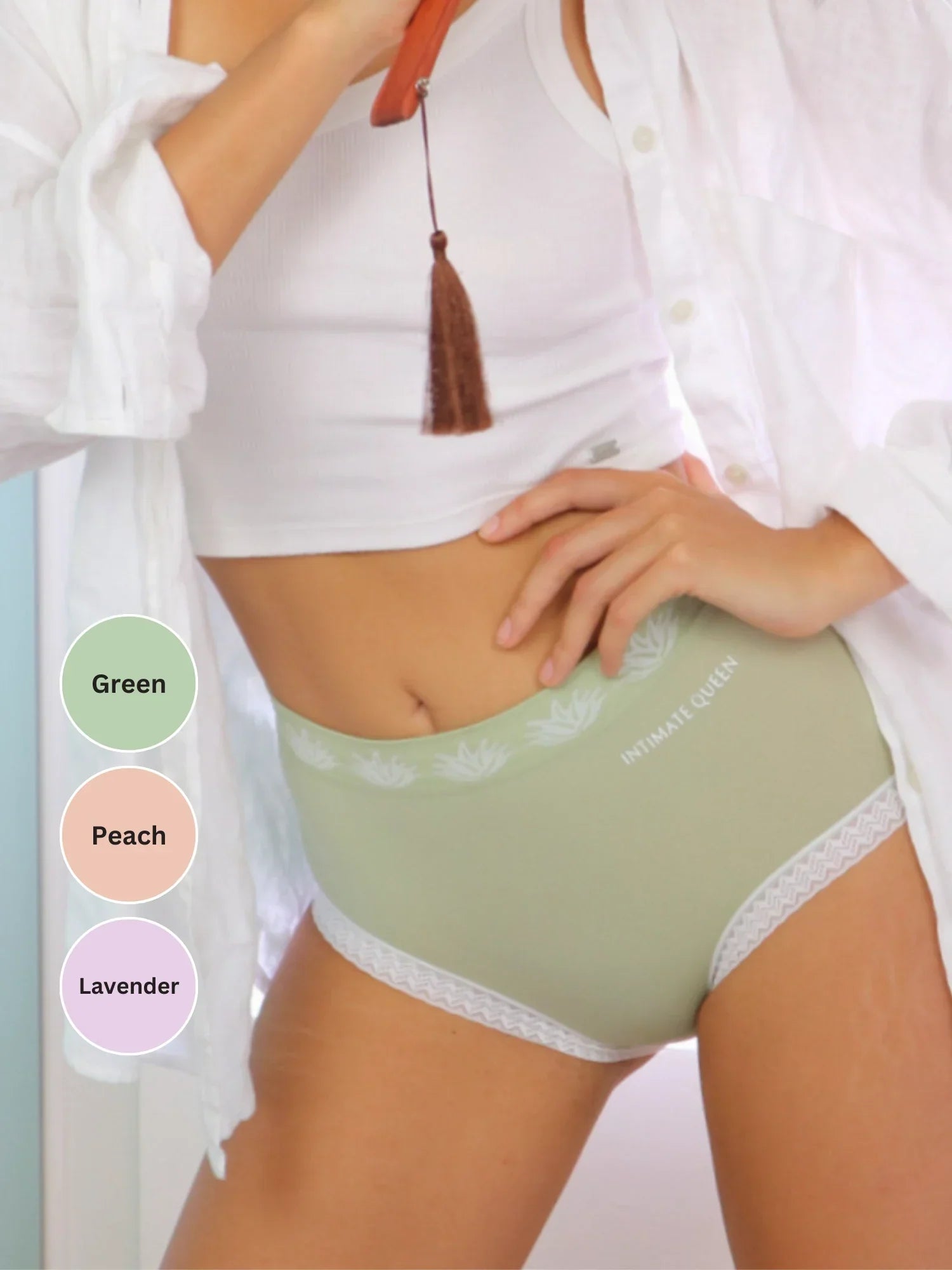 Panties for Daily Discharge - Cotton Candy Heavy-Duty Moisture-Wicking Hipsters Bundles