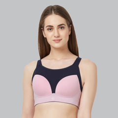 SOIE Woman - Extreme Coverage High Impact Lightly Padded Non Wired Sports Bra - Sports Bra -for Women