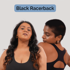 Black Womens Racerback Bra Bundle of 2 | Tilt Intimates