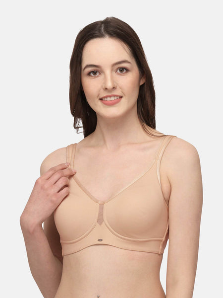 SOIE Woman - Full Coverage Minimizer Non Padded Non Wired Bra - Bra -for Women