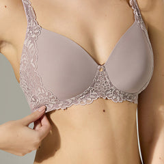 Sutton Bra | Padded Non-Wired Medium Coverage | Polyamide & Lace Bra for Women