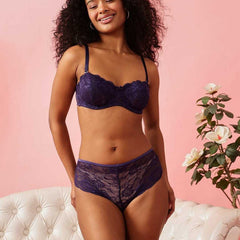 Women's Lace Mid-Rise Hipster Panty