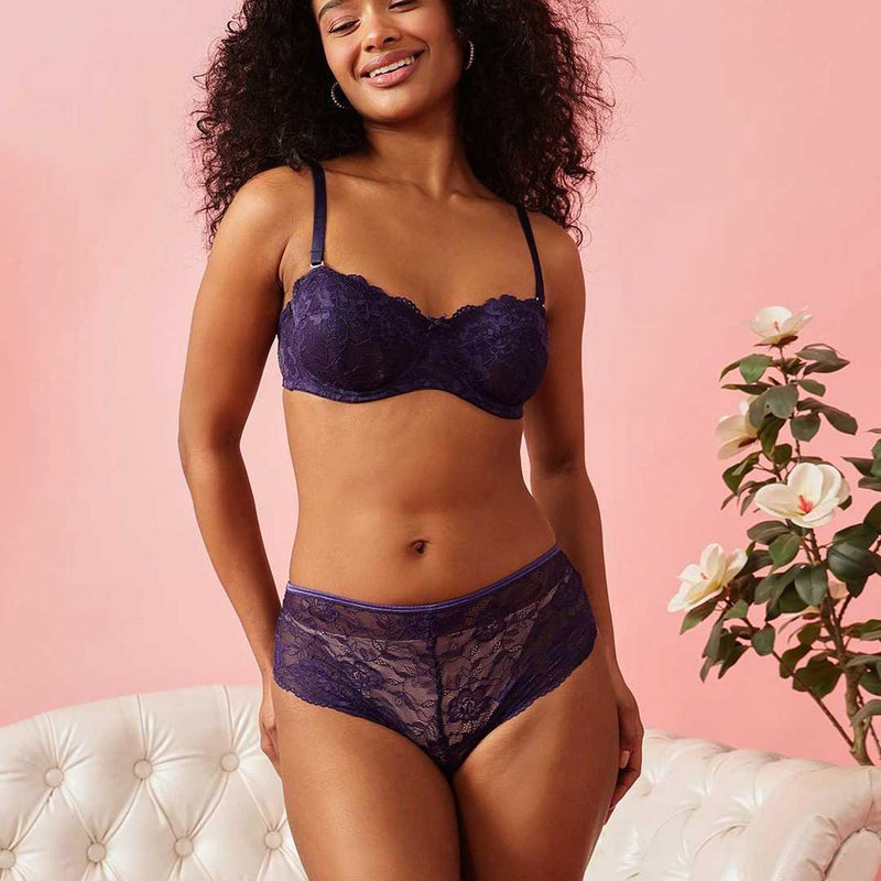 Women's Lace Mid-Rise Hipster Panty