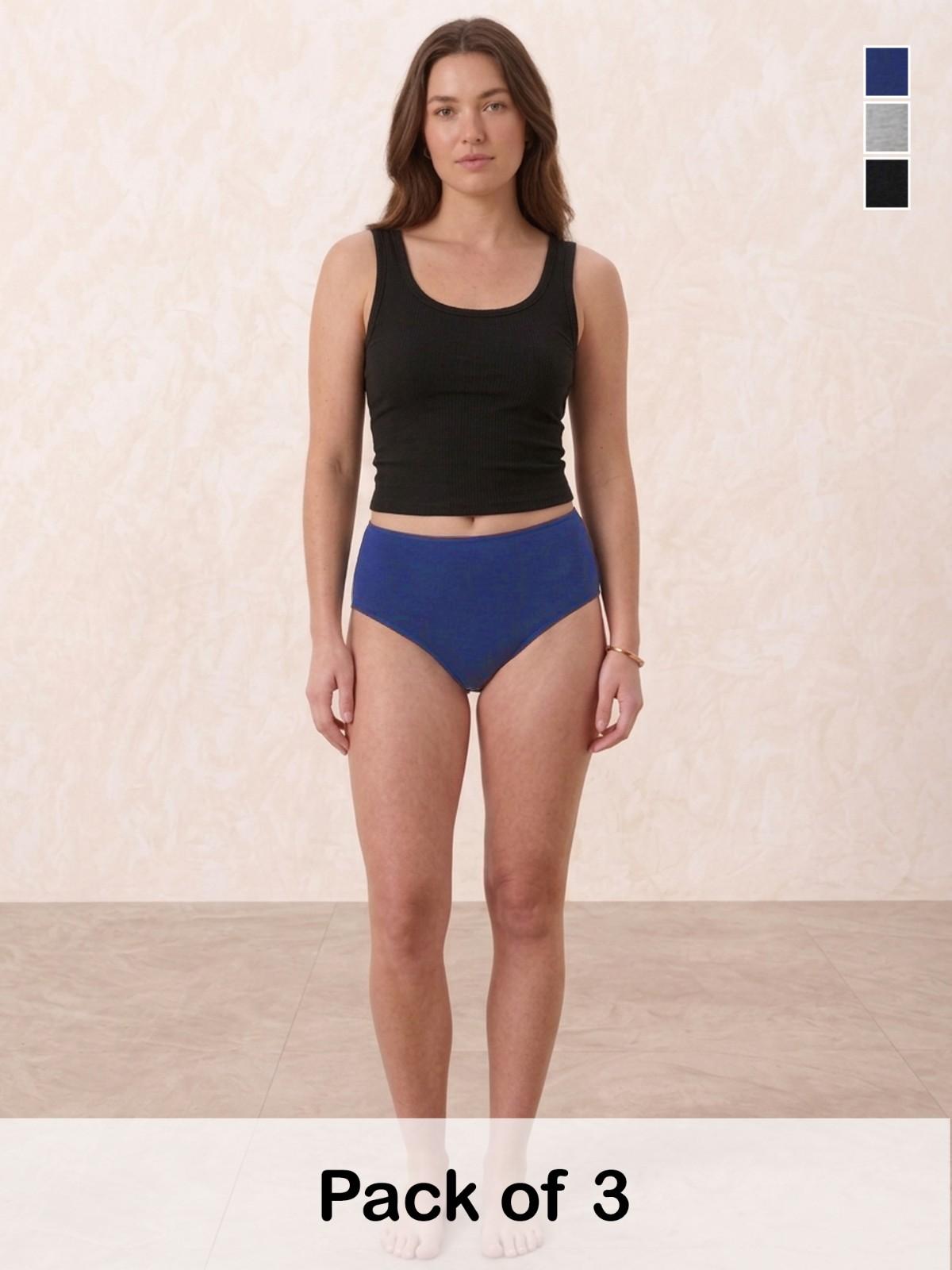 Mid-Rise Hipster Panty -Pack 0f 3