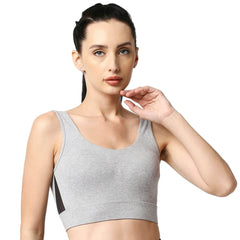 SOIE Woman - Medium Impact Non Padded Non Wired Long Line Sports Bra - Sports Bra -for Women