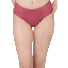 SOIE Woman - High Waist Full Coverage Mesh Panelled Brief - Panty -for Women