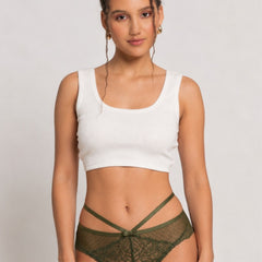 Mid-Rise Lace Bikini Brief- Pack of 2