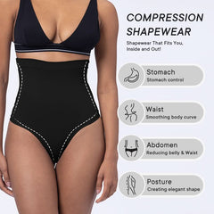 High Waisted Tummy Control Thongs