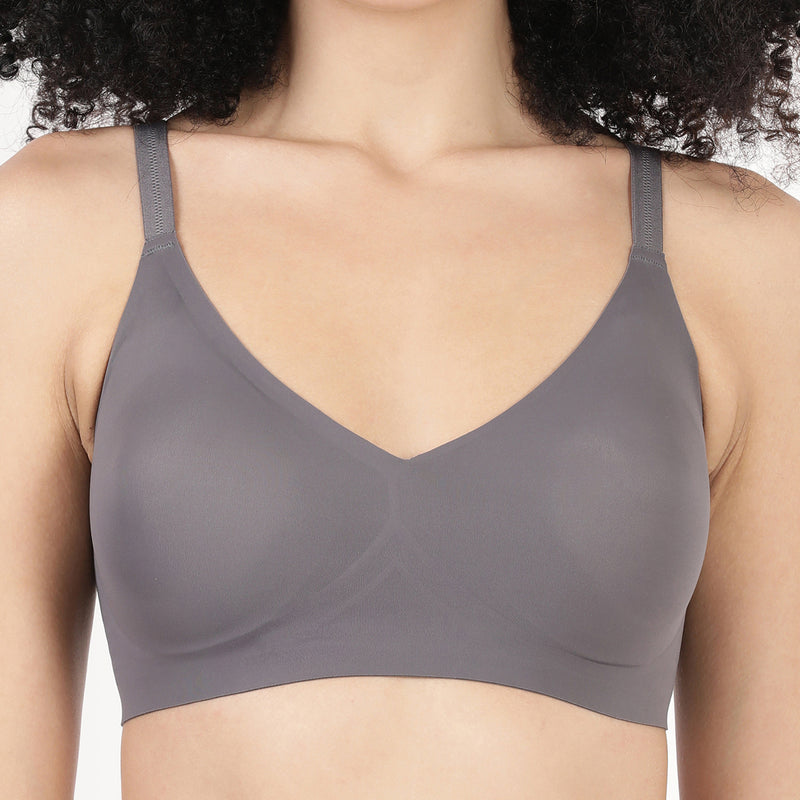 Blossom Bonded, Seamless Full Coverage Bra With Removable Pads For Support And Invisible Look_Glossy Pad