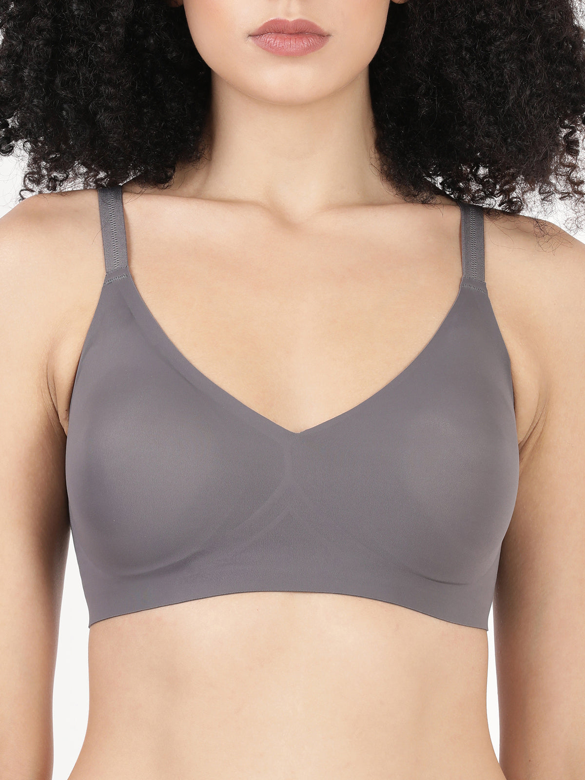 Blossom Bonded, Seamless Full Coverage Bra With Removable Pads For Support And Invisible Look_Glossy Pad