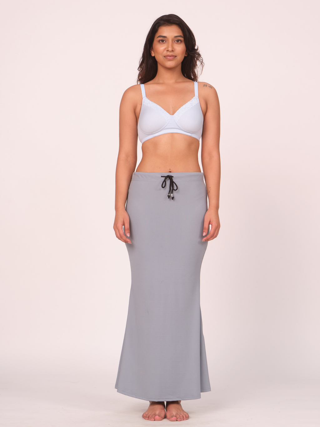 Munns & Mars Polyester Fish-Cut Saree Shapewear