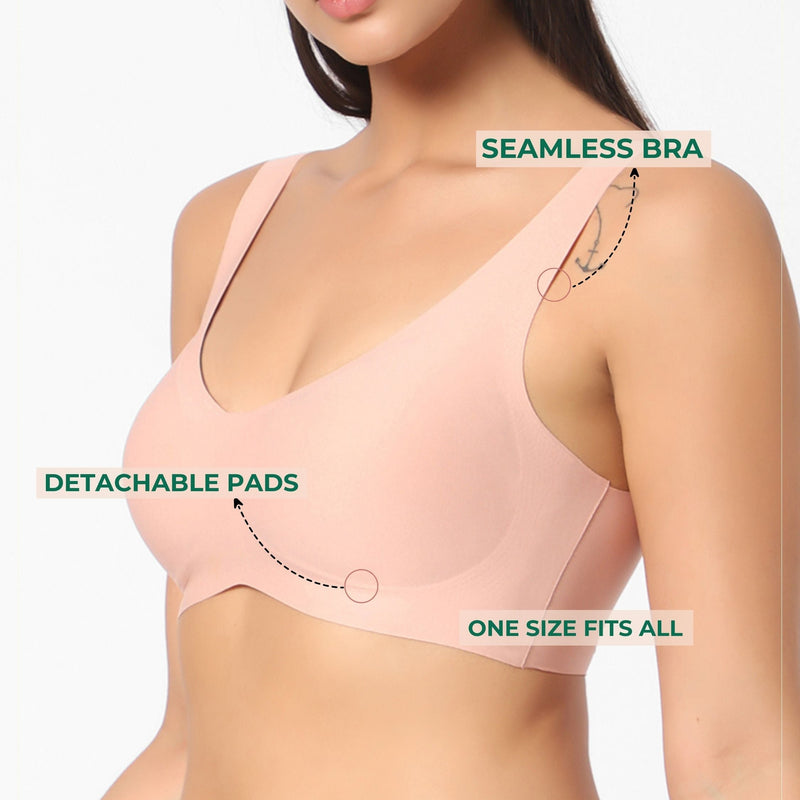 Solid Cute Hipster Moisture Wicking Lingerie Set