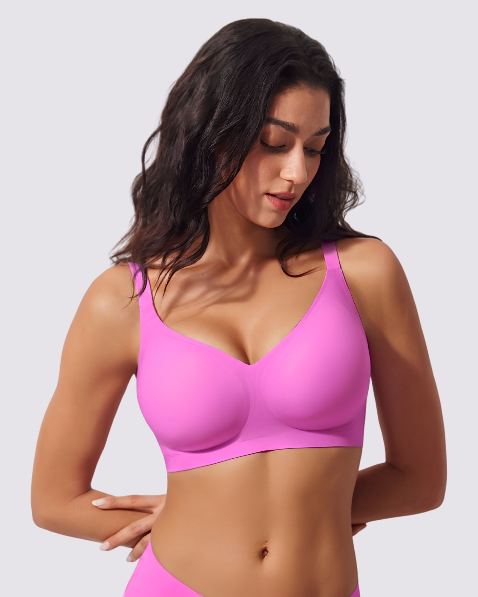 Amara – Fuschia Wireless Everyday Lift Bra