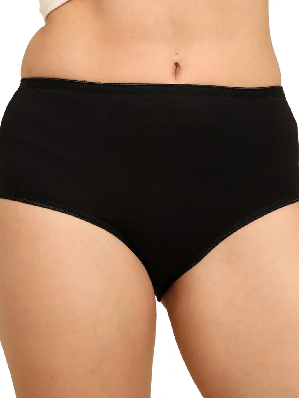 Bamboo Fabric Women's Hipster Panty | Red and Black | Pack of 2