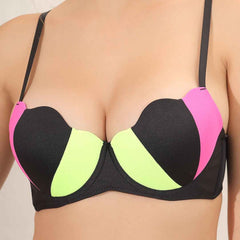 Brachy Women Colorblocked Lightly Padded Underwired Lingerie Set