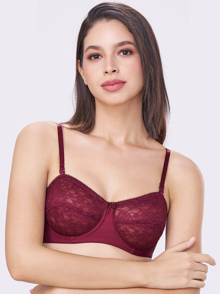 CITRA | Breathable Lace Strapless Bra – Wired, Multiway Straps
