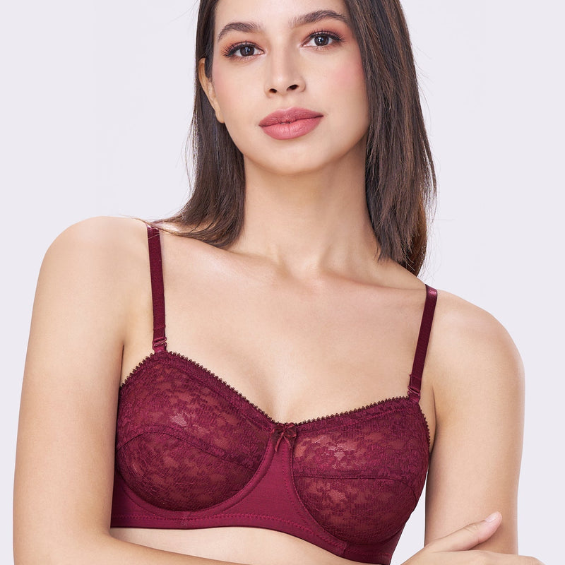 CITRA | Breathable Lace Strapless Bra – Wired, Multiway Straps