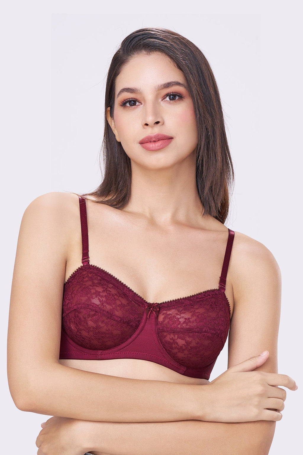 CITRA | Breathable Lace Strapless Bra – Wired, Multiway Straps