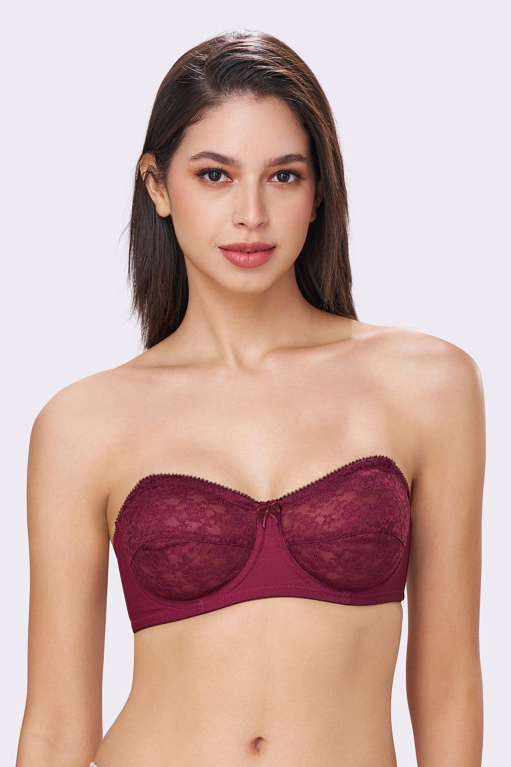 CITRA | Breathable Lace Strapless Bra – Wired, Multiway Straps