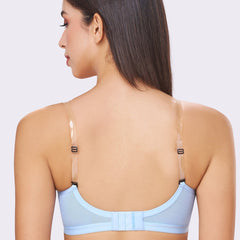PIXIE | Seamless Cotton Comfort – Triangle Cup, Padded, Non-Wired T-Shirt Bra