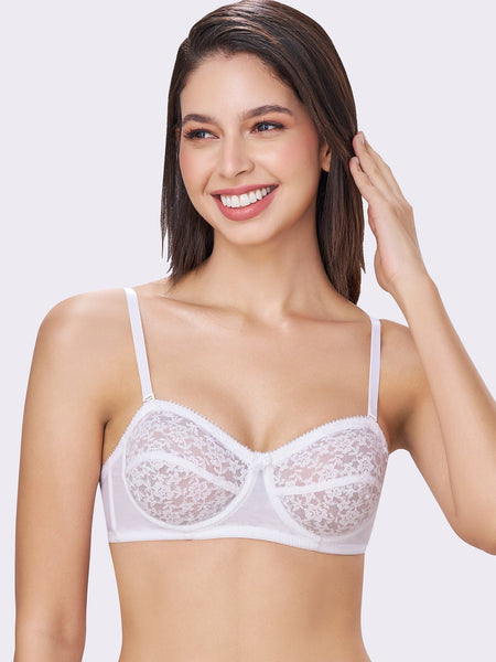 CITRA | Breathable Lace Strapless Bra – Wired, Multiway Straps