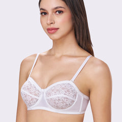 CITRA | Breathable Lace Strapless Bra – Wired, Multiway Straps