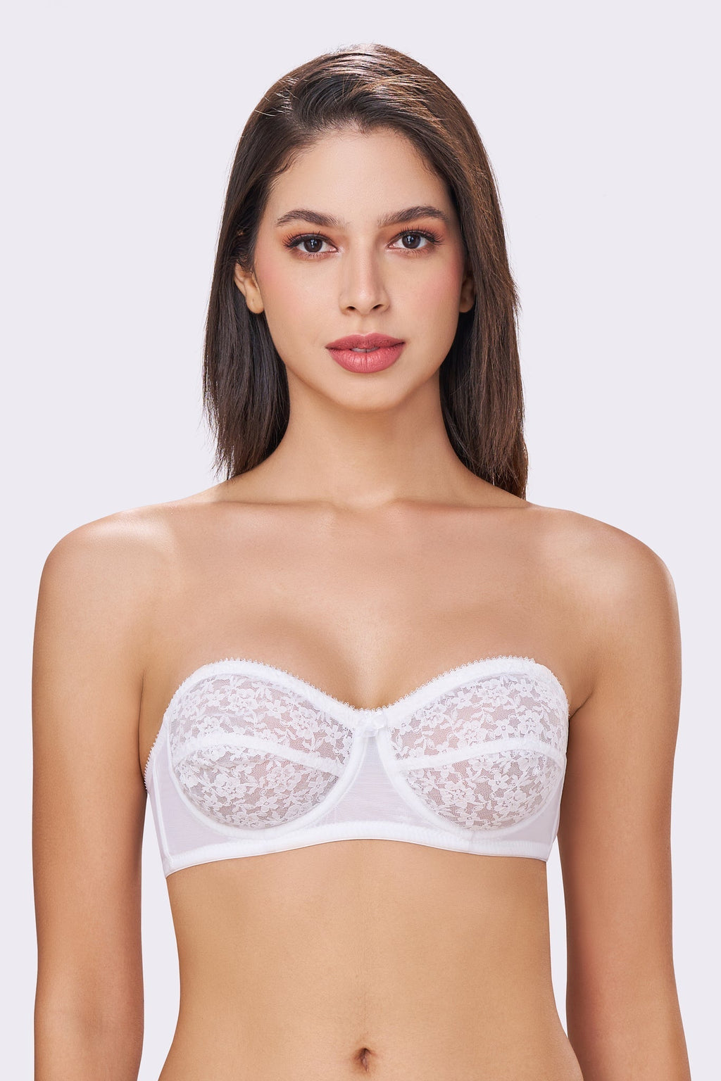 CITRA | Breathable Lace Strapless Bra – Wired, Multiway Straps