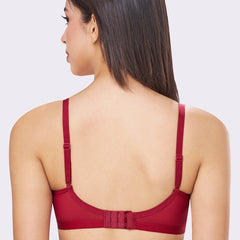 PIXIE | Seamless Cotton Comfort – Triangle Cup, Padded, Non-Wired T-Shirt Bra