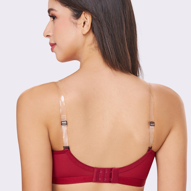 PIXIE | Seamless Cotton Comfort – Triangle Cup, Padded, Non-Wired T-Shirt Bra
