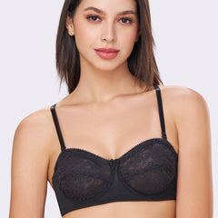 CITRA | Breathable Lace Strapless Bra – Wired, Multiway Straps
