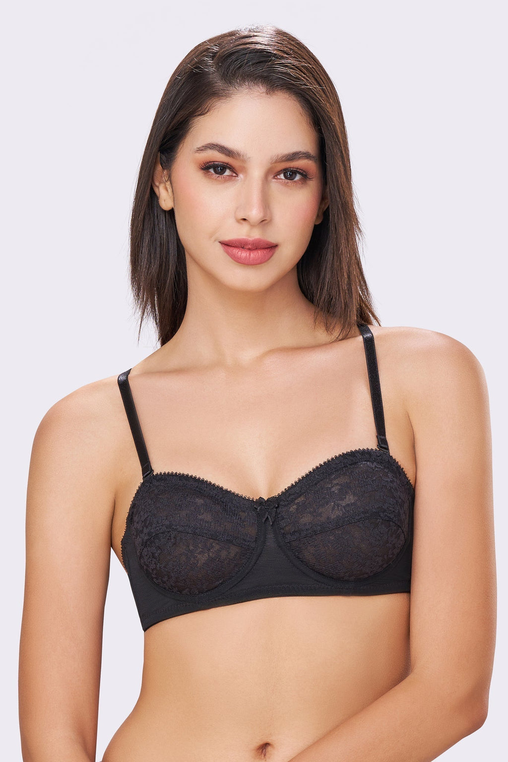 CITRA | Breathable Lace Strapless Bra – Wired, Multiway Straps