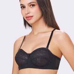 CITRA | Breathable Lace Strapless Bra – Wired, Multiway Straps