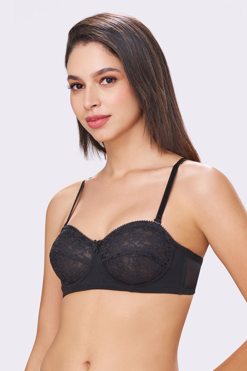 CITRA | Breathable Lace Strapless Bra – Wired, Multiway Straps