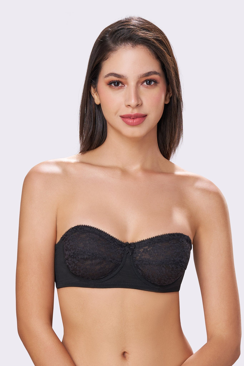 CITRA | Breathable Lace Strapless Bra – Wired, Multiway Straps