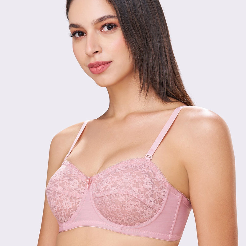 CITRA | Breathable Lace Strapless Bra – Wired, Multiway Straps