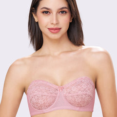 CITRA | Breathable Lace Strapless Bra – Wired, Multiway Straps