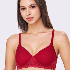 BAMBI | Lace-Trim Comfort – Lightly Padded, Non-Wired T-Shirt Bra