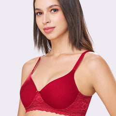 BAMBI | Lace-Trim Comfort – Lightly Padded, Non-Wired T-Shirt Bra