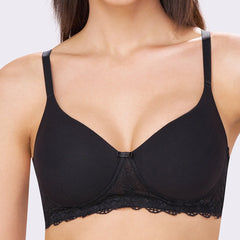 BAMBI | Lace-Trim Comfort – Lightly Padded, Non-Wired T-Shirt Bra
