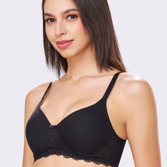 BAMBI | Lace-Trim Comfort – Lightly Padded, Non-Wired T-Shirt Bra