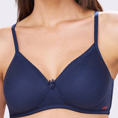 BETH | Seamless Cotton Comfort – Padded, Non-Wired T-Shirt Bra
