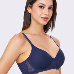 BAMBI | Lace-Trim Comfort – Lightly Padded, Non-Wired T-Shirt Bra
